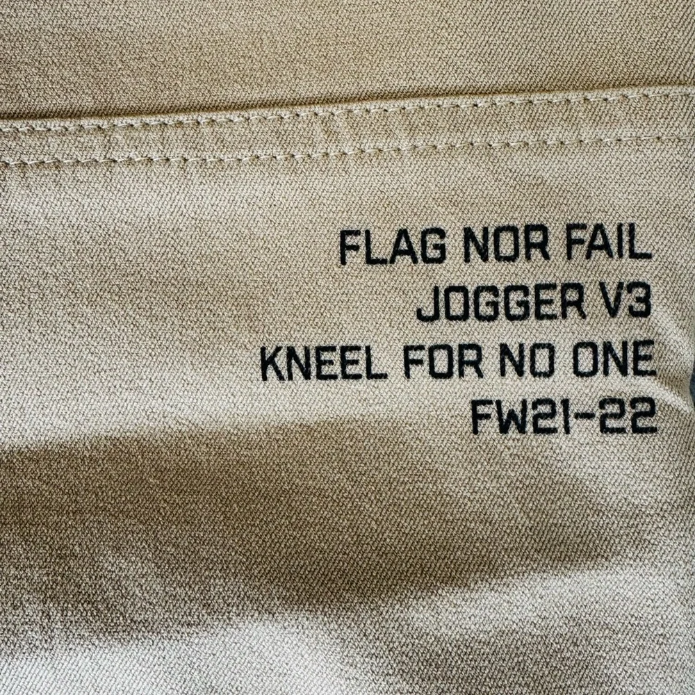 Flag Nor Fail Beige Jogger V3 - Picture 3 of 5